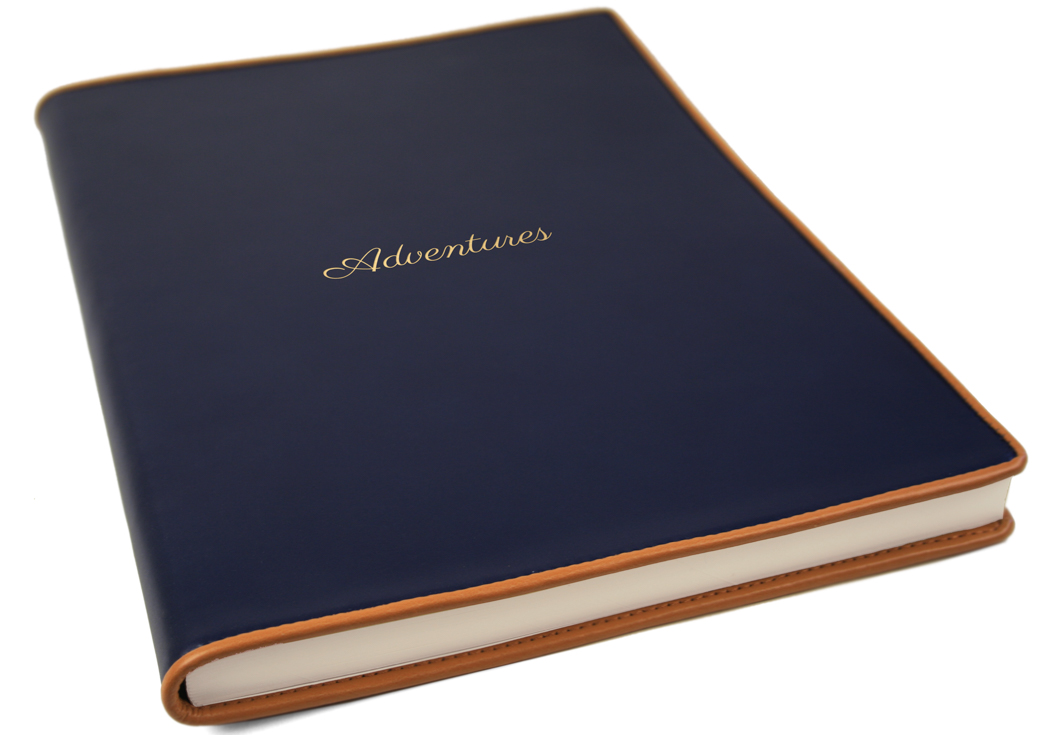 Personalised Cortona A4 Leather Journal | Personalised Handmade Leather ...