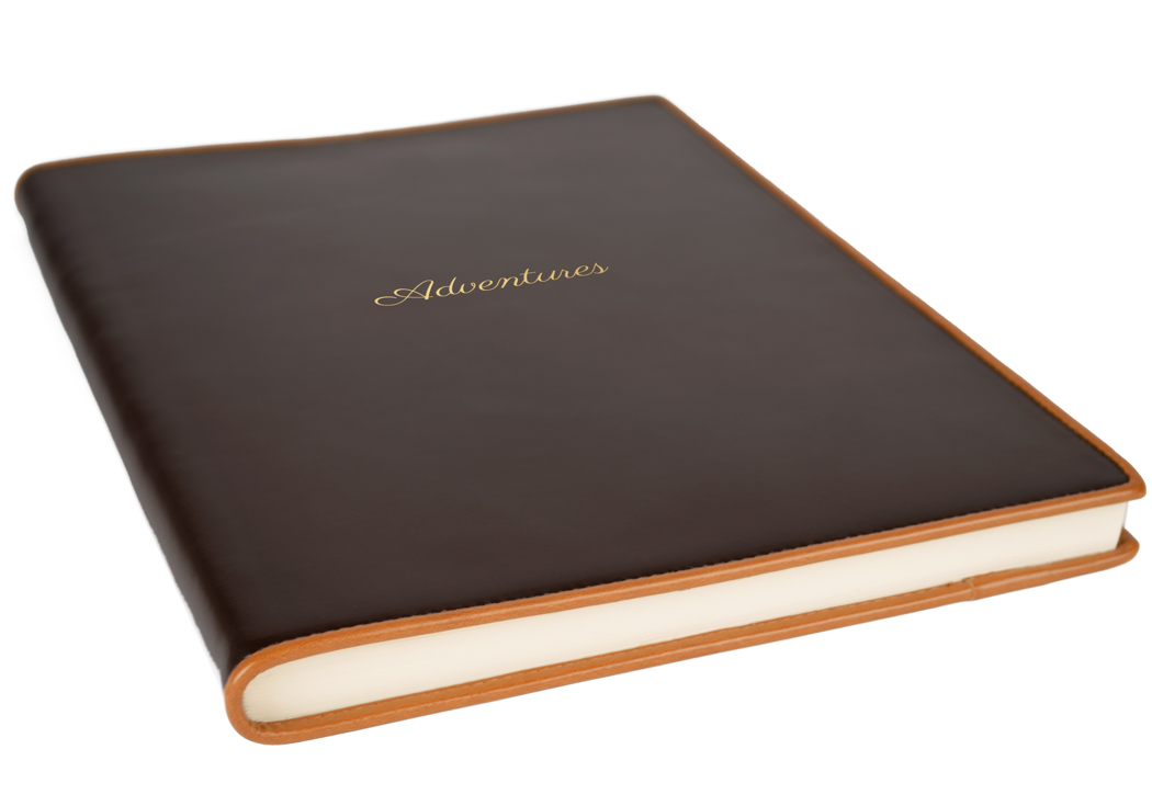 Personalised Cortona A4 Leather Journal | Personalised Handmade Leather ...
