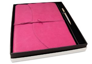 Capri A4 Leather Refillable Journal
