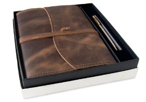 Amalfi A5 Leather Refillable Journal