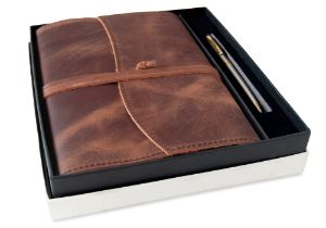 Amalfi A5 Leather Refillable Journal