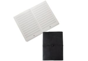 Amalfi A4 Leather Refillable Journal