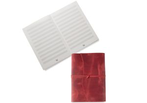 Amalfi A4 Leather Refillable Journal