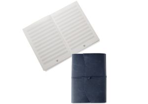 Amalfi A4 Leather Refillable Journal