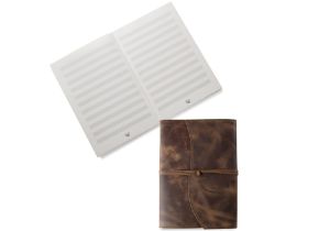 Amalfi A4 Leather Refillable Journal