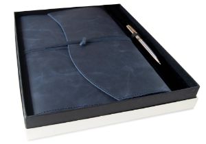 Amalfi A4 Leather Refillable Journal