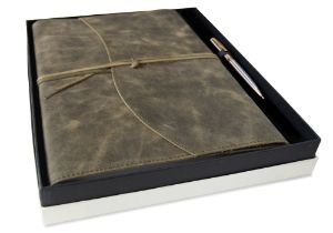 Amalfi A4 Leather Refillable Journal