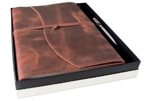 Amalfi A4 Leather Refillable Journal