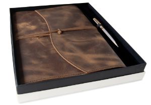 Amalfi A4 Leather Refillable Journal