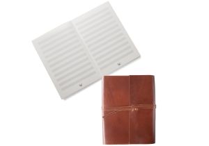 Beatnik A4 Leather Refillable Journal